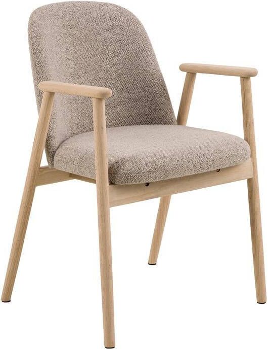 Sohome Eetkamerstoel Kenzo Bouclé Beige Japandi