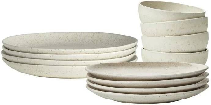By fonQ Mixed Ceramics Serviesset 12-delig