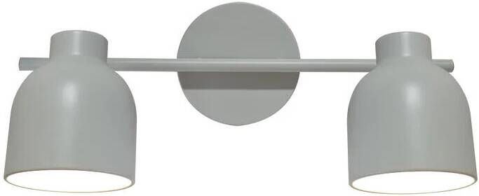 By fonQ Nohr Wandlamp 2 Lichts Warm Grijs