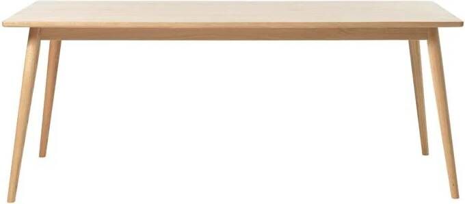 Giga Living Eettafel Barrali Naturel Eiken 90x190cm