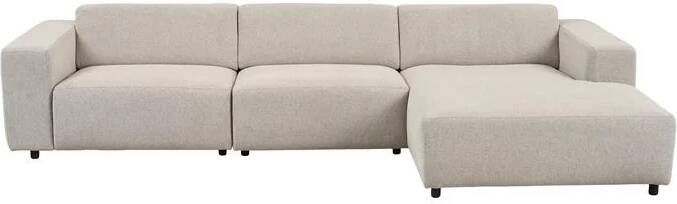 By fonQ Nova Hoekbank met Chaise Longue Rechts Naturel Melange