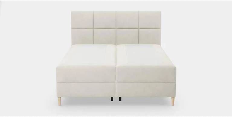 By fonQ Novae Boxspring met Opbergruimte 180 x 200 cm Crème Naturel