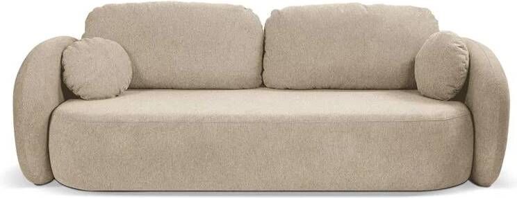 By fonQ Orin 3-zitsbank met Slaapfunctie Chenille Beige