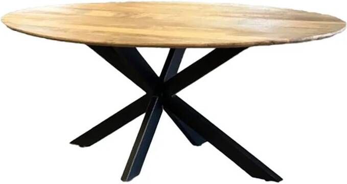 By fonQ Ovelo Eettafel 240 x 110 cm Mangohout