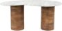 Housecraft Living Housecraft Peli Salontafel Marmer Hout 84x 48 cm Beige - Thumbnail 1