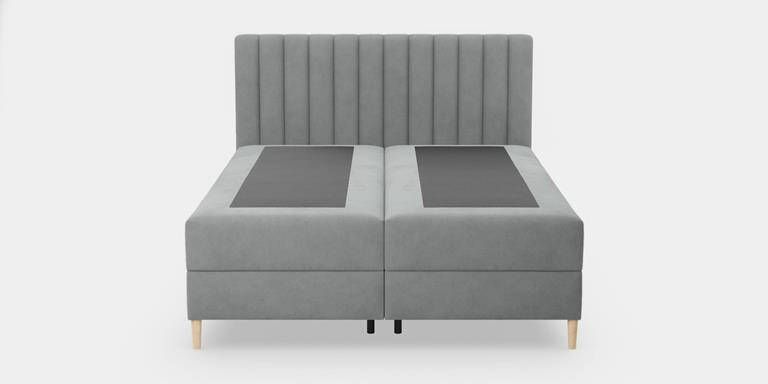 By fonQ Pazara Boxspring met Opbergruimte 180 x 200 cm Grijs Naturel