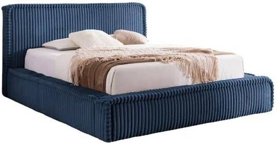 By fonQ Ruffle Bedframe 160 x 200 cm Blauw