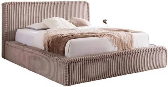 By fonQ Ruffle Bedframe 180 x 200 cm Taupe