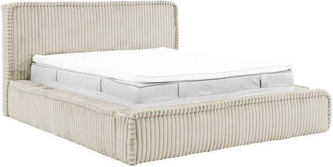 By fonQ Ruffle Bedframe 200 x 200 cm Beige
