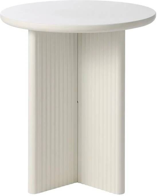 Giga Meubel Giga Living Bijzettafel Rond Ø50cm Greige MDF Palma