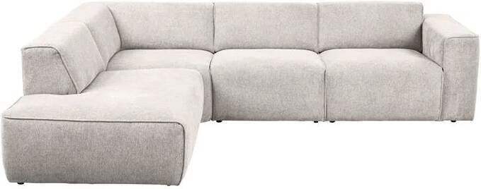 By fonQ Stretch Hoekbank Links Naturel