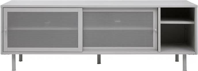 Giga Meubel Giga Living Tv-Meubel Metaal Greige Schuifdeuren 6-Vakken 45x160x55cm Veep