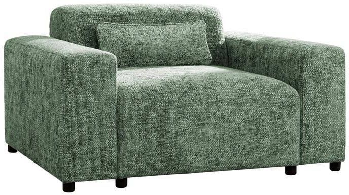 By fonQ Velura Fauteuil Chenille Groen