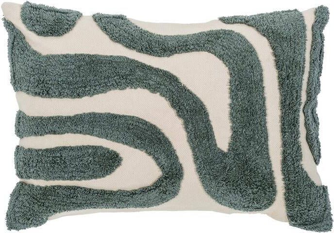 By fonQ Wave Sierkussen 40 x 60 cm Groen
