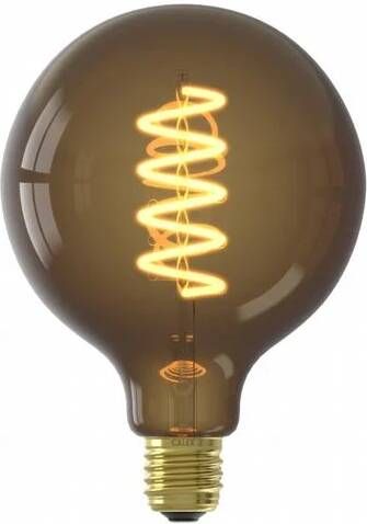Calex Lichtbron E27 G Globe Bruin Glas 13x18x13cm (BxHxD)