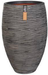 Capi Europe Vaas elegant deluxe Rib NL 40x60 Antraciet Opening Ø27 Voor binnen en buiten Levenslang garantie Breukbestendig 100% Recyclebaar KOFZ1131 Opening Ø27 Bloempot voor binnen 5 jaar garantie KOFZ1131 - Foto 2