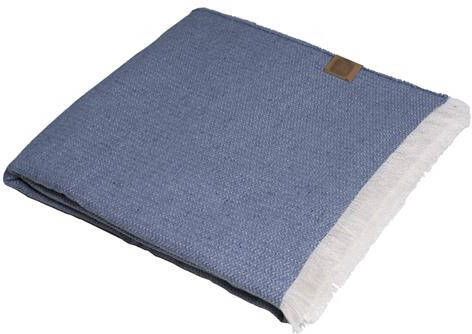Chill-Dept. Eastown Wol & gerecycled denim Plaid Blue Water