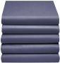 Cinderella basic percaline katoen hoeslaken 100% percaline katoen 1-persoons (90x200 cm) Dark Blue - Thumbnail 2