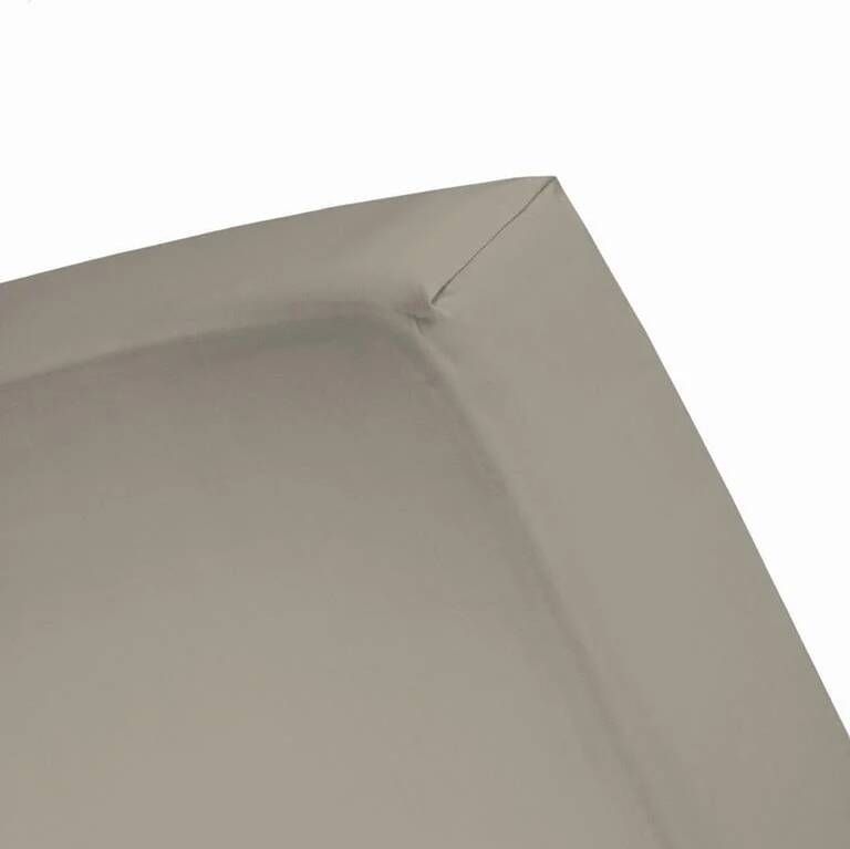 Cinderella Weekend Hoeslaken Geschikt voor Boxspring Katoen 180x200 cm tot 25 cm Taupe - Foto 3
