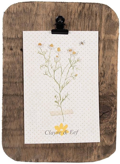 Clayre & Eef Fotolijst 14x2x20 cm Bruin Hout Rechthoek Fotohouder Bruin Fotohouder