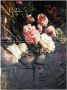 Clayre & Eef Plaid 130*170 cm Meerkleurig Polyester Bloemen Rechthoek Deken Kleed Dekentje DekenKleedDekentje - Thumbnail 2