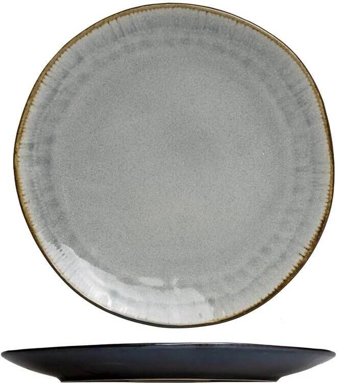 Cookinglife Dinerborden Nola Warm Grey ø 27 cm 6 stuks