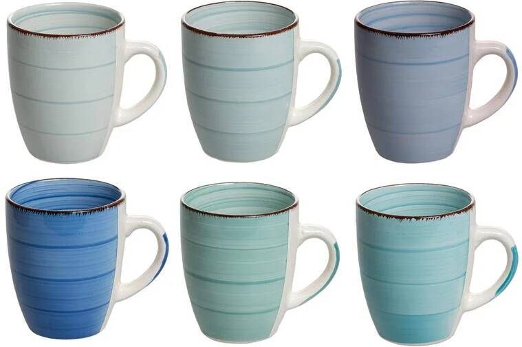 Cookinglife Mokken Delice Blauw 350 ml 6 stuks