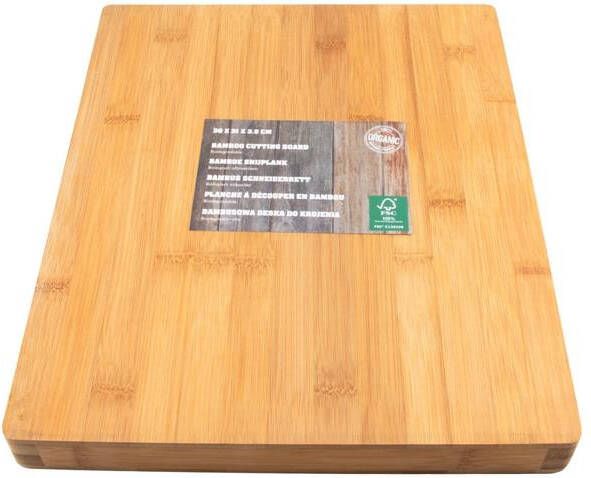 Cookinglife Snijplank Organic Bamboe 31 x 38 cm
