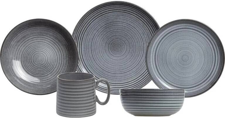 Cosy & Trendy Serviesset Kentucky Grey 20-delig | 4 personen