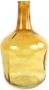 Countryfield vaas transparant goudgeel glas XL fles D25 x H42 cm Vazen - Thumbnail 2