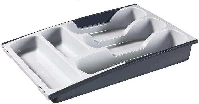 Curver verstelbare bestekbak grijs