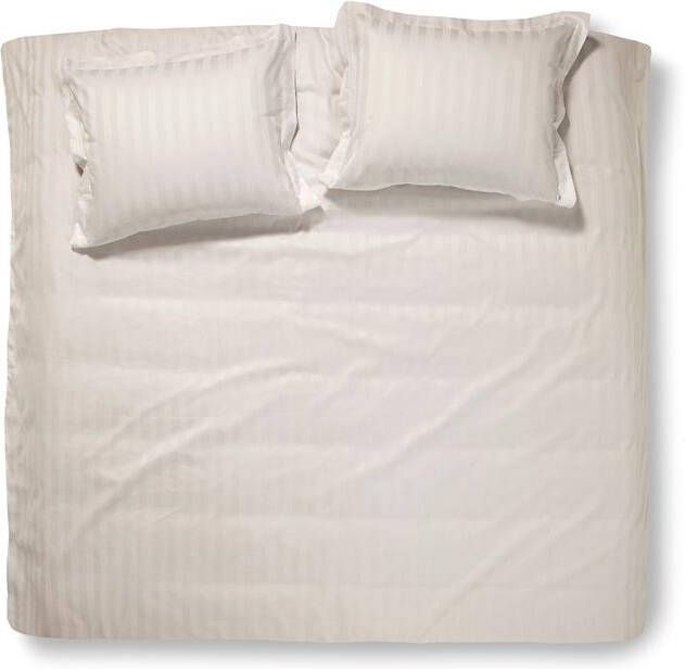 Damai Linea Dekbedovertrek Tweepersoons 200 x 200 220 cm Ivory