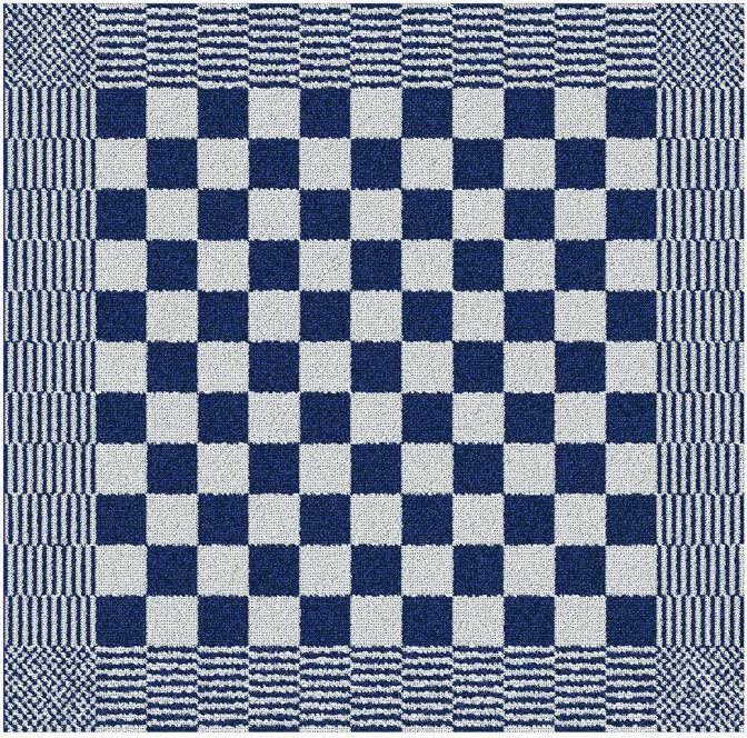 DDDDD Barbeque 6x Keukendoek Set van 6 stuks Keukenhanddoeken 50x55cm Blauw - Foto 2