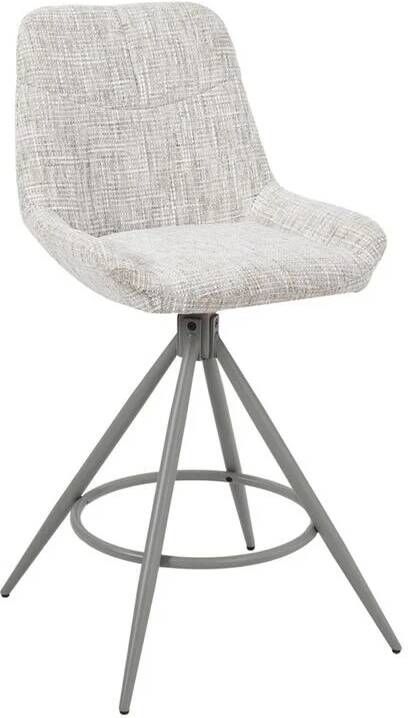 Giga Meubel Barkruk Senna Greige Draaibaar Zithoogte 67cm Set van 2
