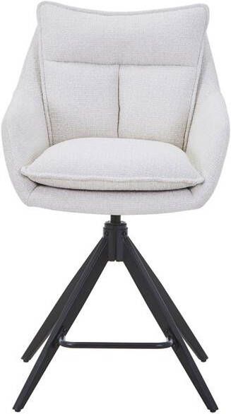 Giga Meubel Barkruk Manon Beige Draaibaar 65cm Set van 2