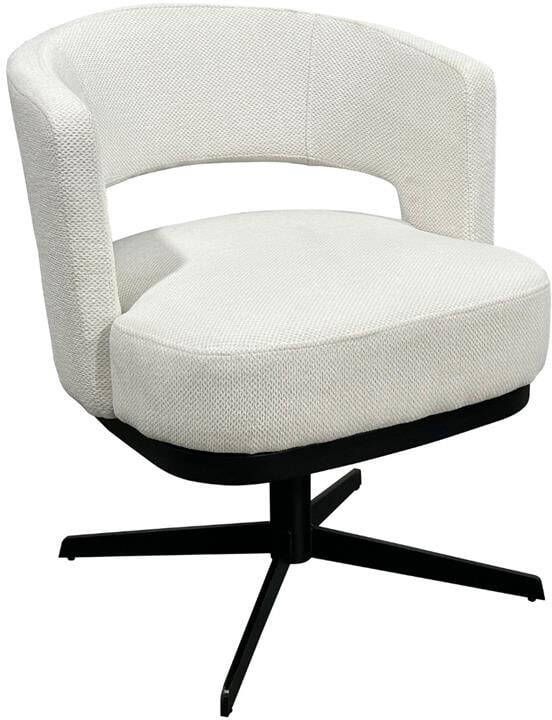 DÉJA Living Eetkamerstoel Beige Design Stof|Metaal Louis Set van 2