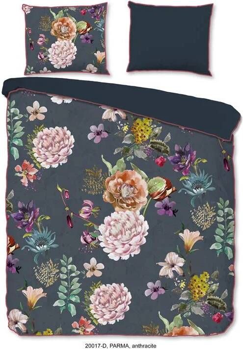 Descanso Descano Organic Parma Dekbedovertrek 200 x 220 cm Antraciet