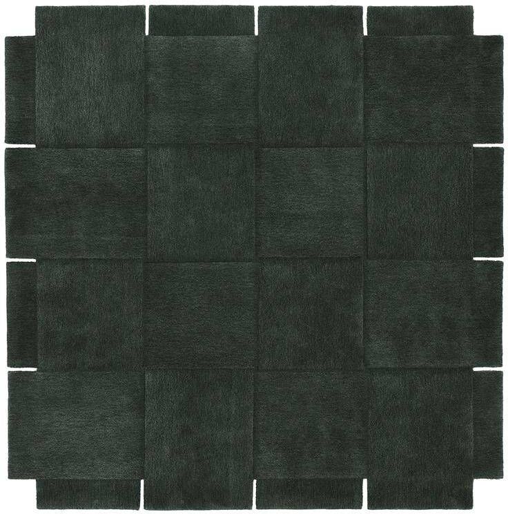 Design House Stockholm Basket vloerkleed 245x245 groen