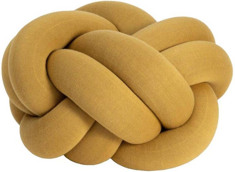 Design House Stockholm Knot kussen 60x60 yellow