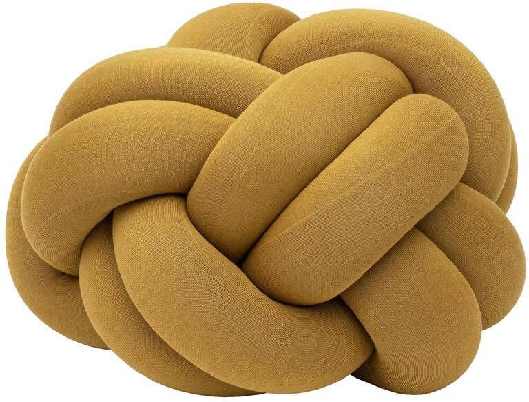 Design House Stockholm Knot poef yellow