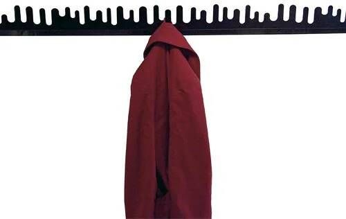 Design House Stockholm Wave Hanger Wandkapstok 45x11cm Metaal Zwart