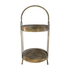 Dijk Natural Collections DKNC Etagere metaal 23x48 cm Multi