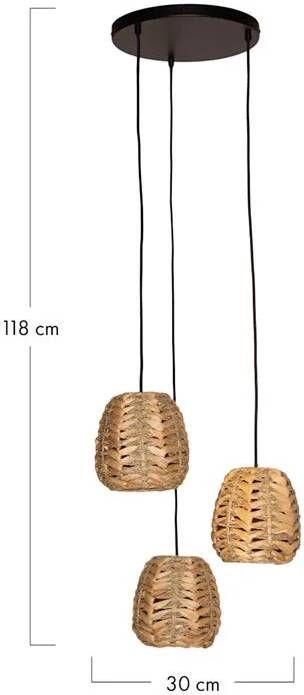 Dijk Natural Collections DKNC Hanglamp Samuel Waterhyacinth 30x30x18cm Natuurlijk