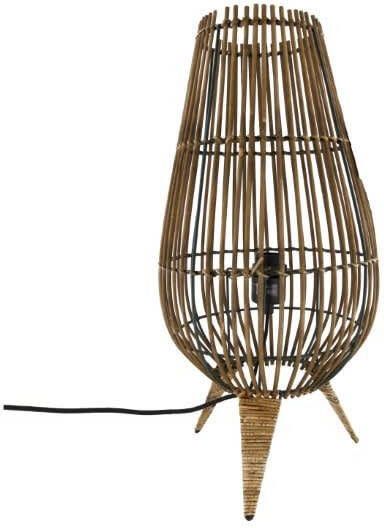 Dijk Natural Collections Dknc Lamp Erfurt Bamboe 28x28x58cm Bruin