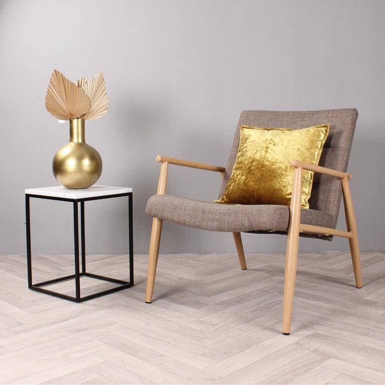 DS4U Daniel fauteuil houten frame bruin