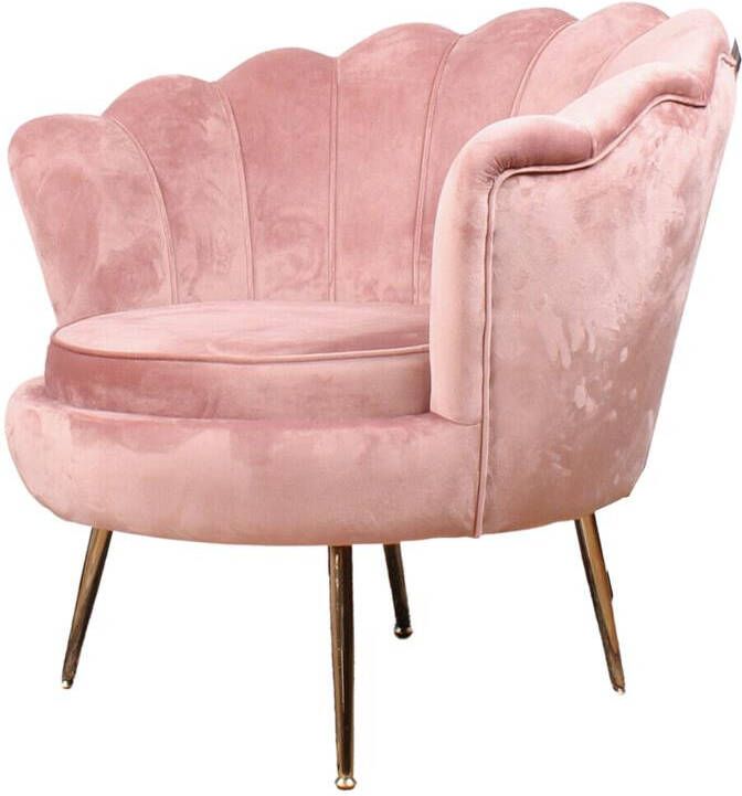 DS4U Feliz fauteuil velvet zalmroze