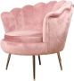 DS4U fauteuil Feliz stoel lounge stoel velvet velours fluweel met armleuning roze - Thumbnail 2