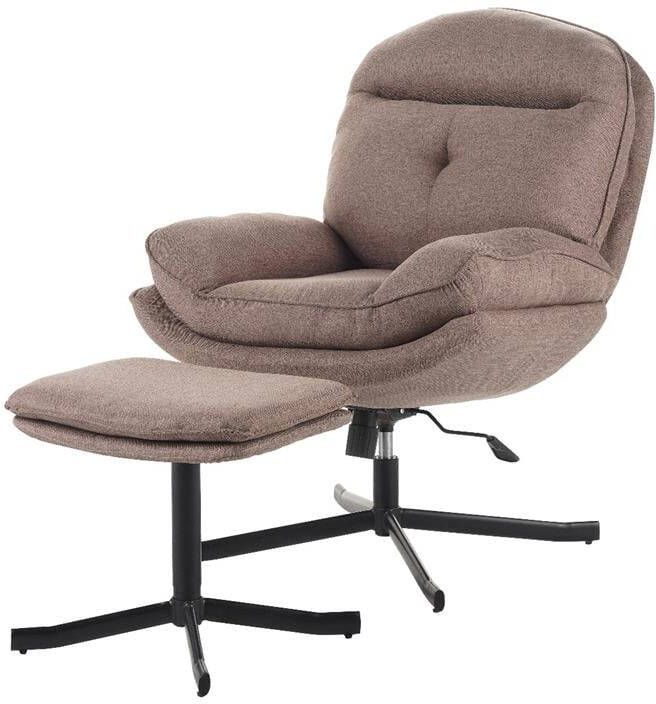 DS4U Franky draaifauteuil taupe