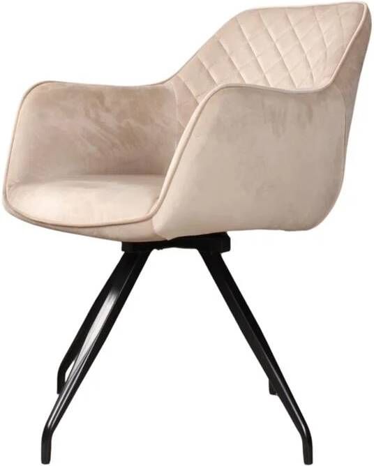 DS4U Romy 2.0 armstoel velours champagne