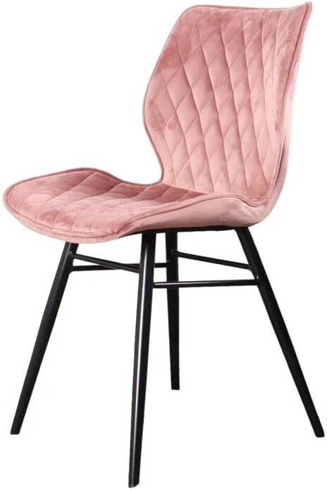 DS4U Ruby eetkamerstoel 2.0 velvet roze